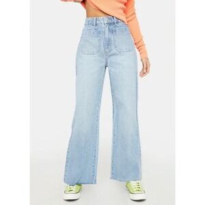 ROLLAS Rolla's Sailor Jean City Bleach High Rise Wide Leg Jeans‎ Women's Size 28